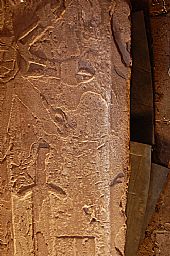 medieval gravestone detail, East Church, Cromaty